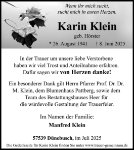 eine Anzeige